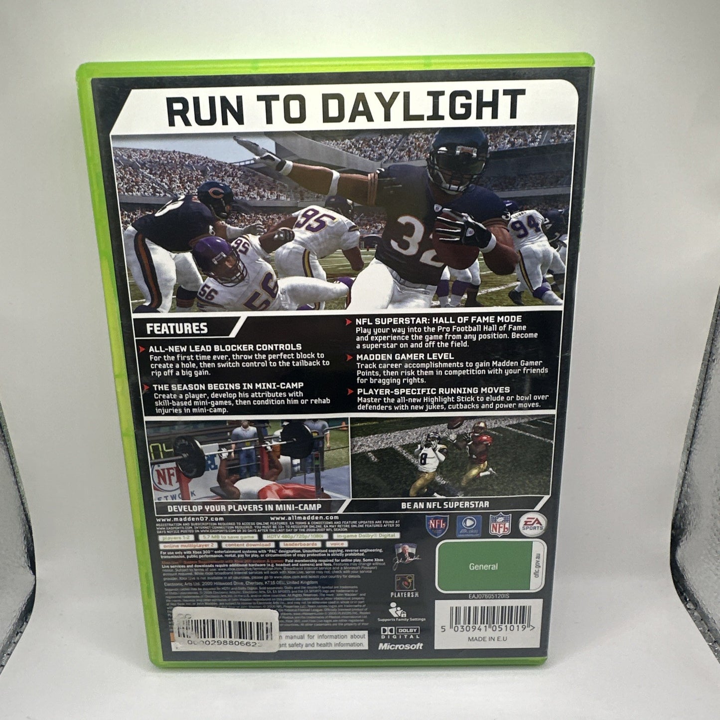 Madden NFL 07 • Xbox 360 + Manual PAL AUS 2007 American Football Game • Complete