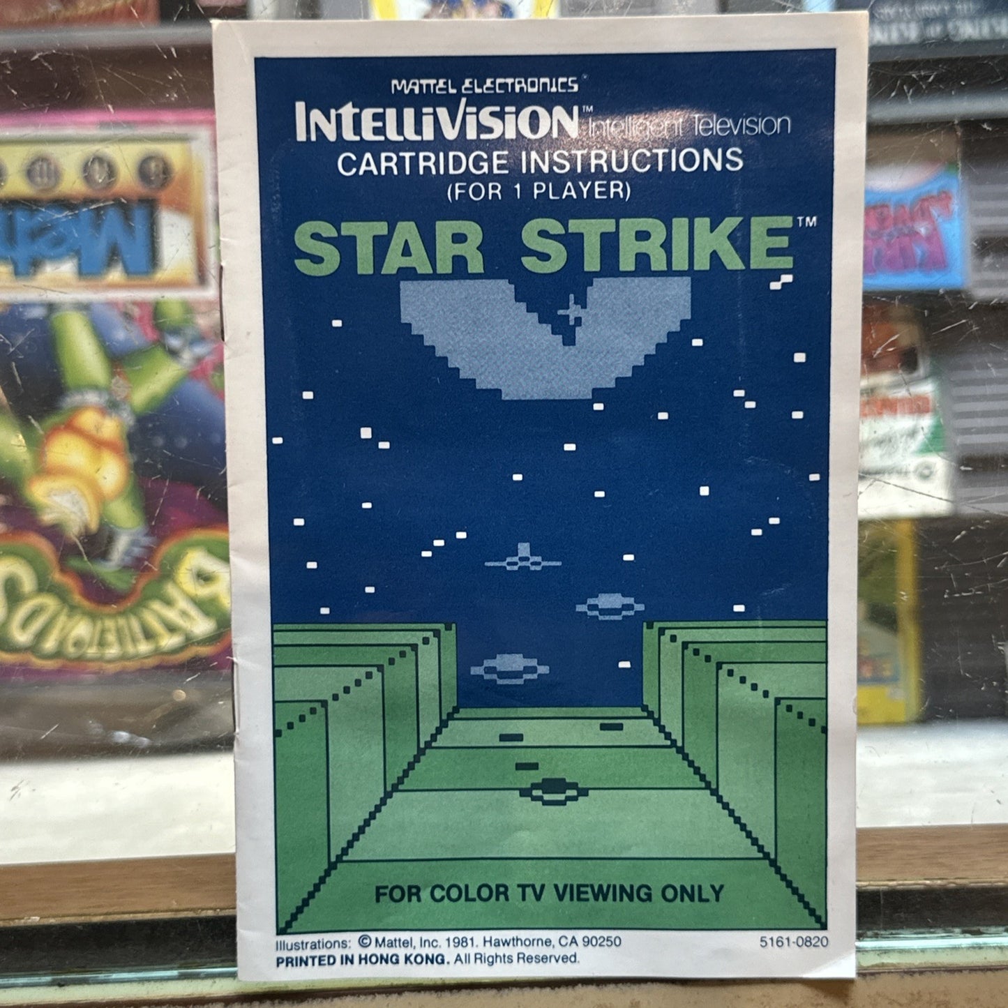 Star Strike • Mattel Intellivision Game + Manual/Overlays (1981) Boxed Complete