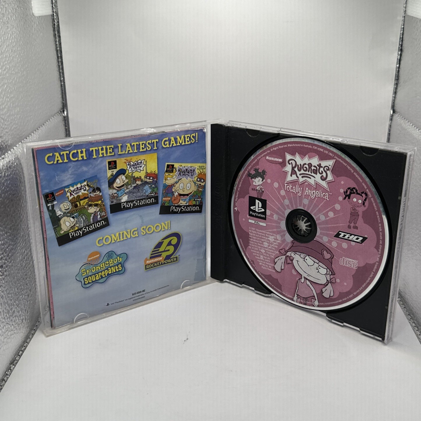 Rugrats: Totally Angelica • Playstation 1 PS1 + Manual (2001) PAL Complete • THQ