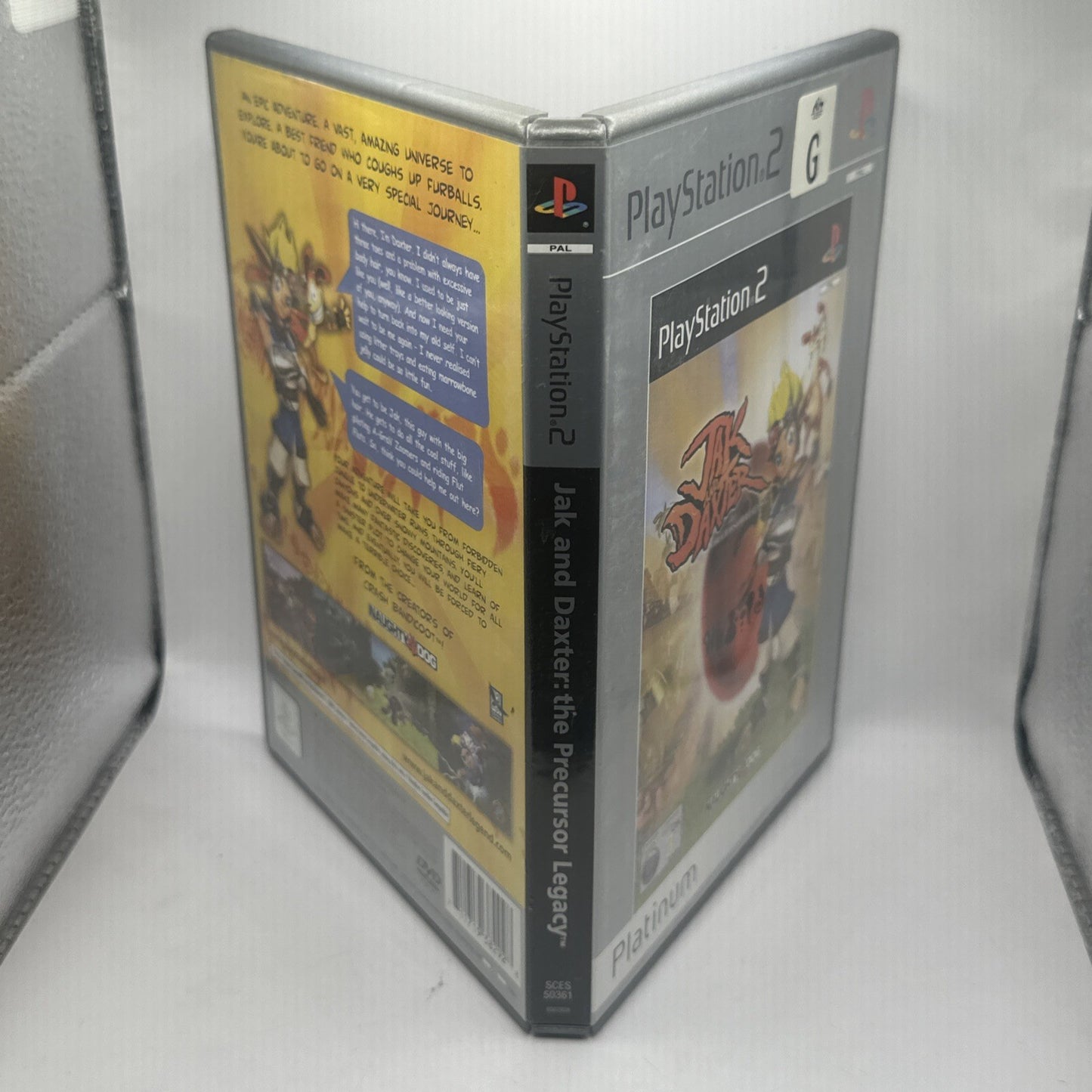 Jak and Daxter The Precursor Legacy • PlayStation 2 PS2 Game (2001) No Manual