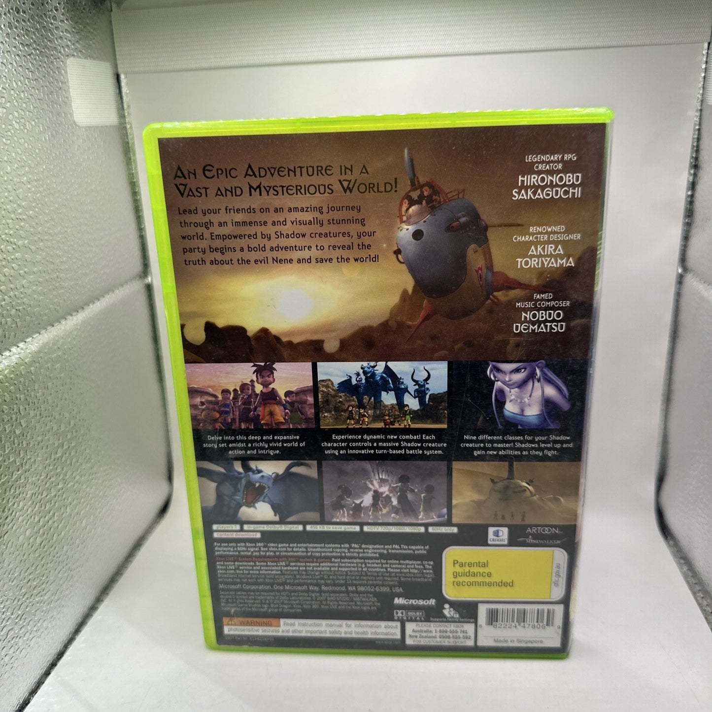 Blue Dragon • Xbox 360 Game + Manual (2006) PAL AUS • Complete CIB • RPG JRPG