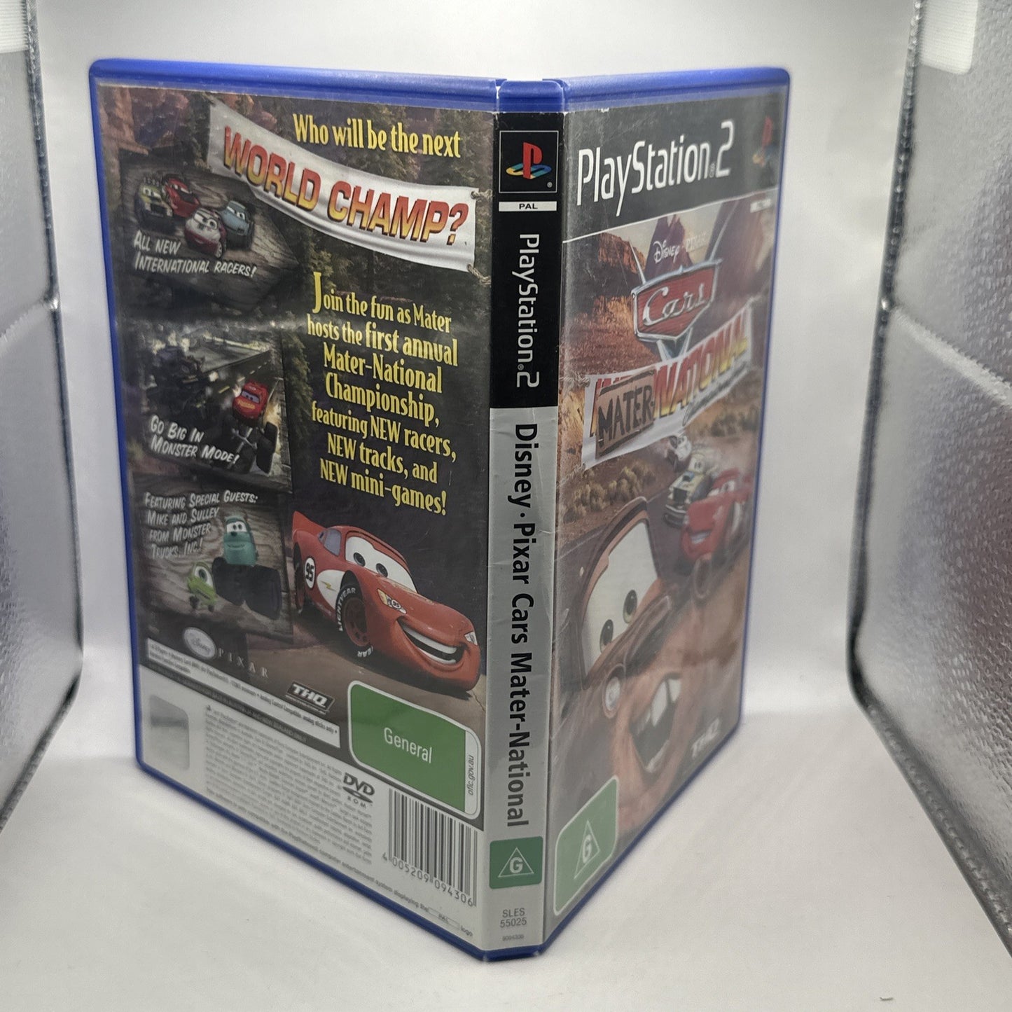 Cars Mater-National Championship • PlayStation 2 PS2 Game (2007) PAL AUS • THQ