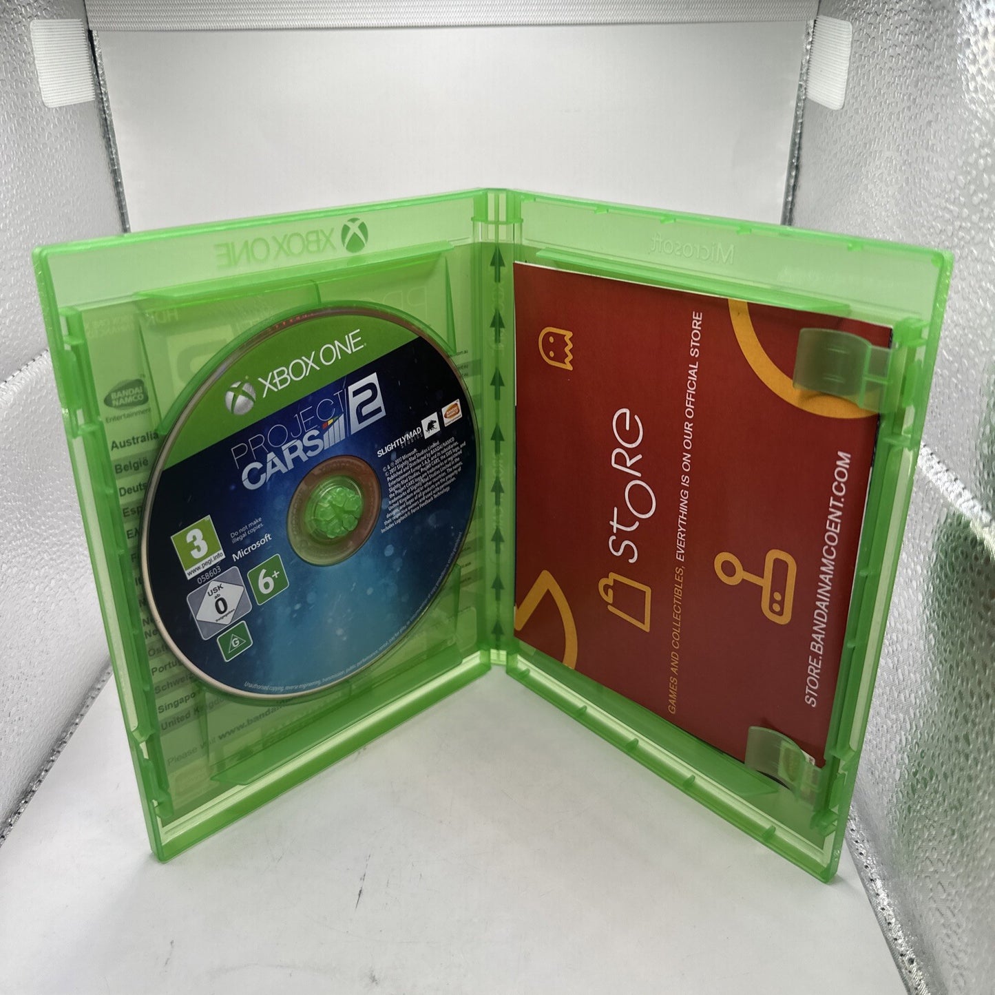 Project Cars 2 • Xbox One Game (2017) Complete CIB • PAL AUS • Car Racing