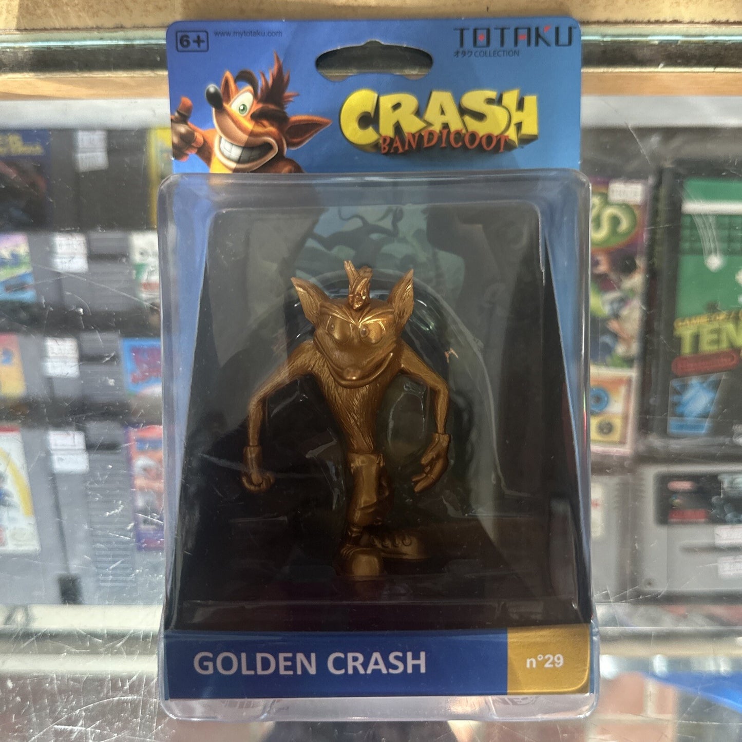 Golden Crash No.29  (Brand New) Crash Bandicoot - Totaku Collection Figure Toy