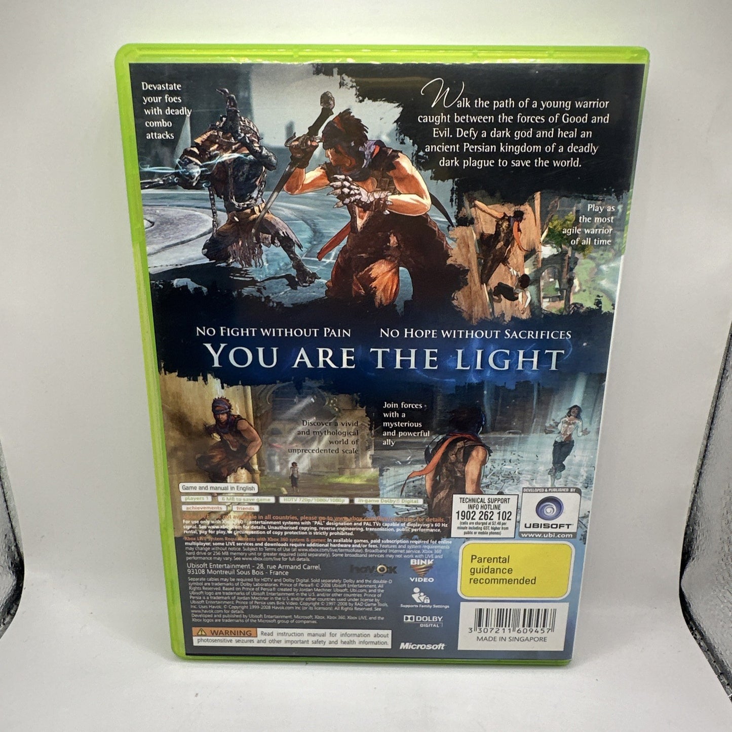 Prince of Persia • Xbox 360 Game (2008) PAL AUS • Ubisoft • EX-RENTAL