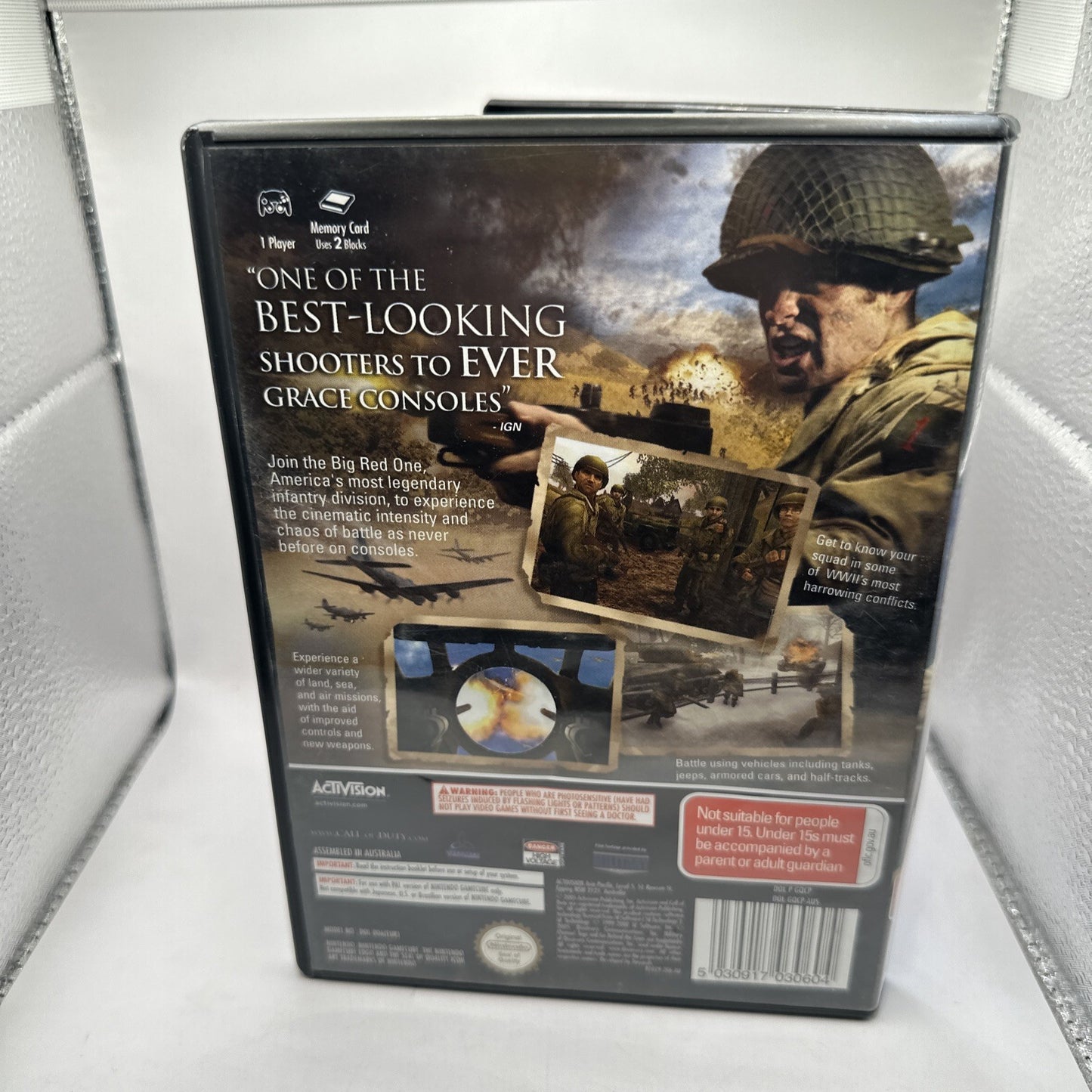 Call of Duty 2: Big Red One • Nintendo GameCube Game (2005) PAL AUS • Complete