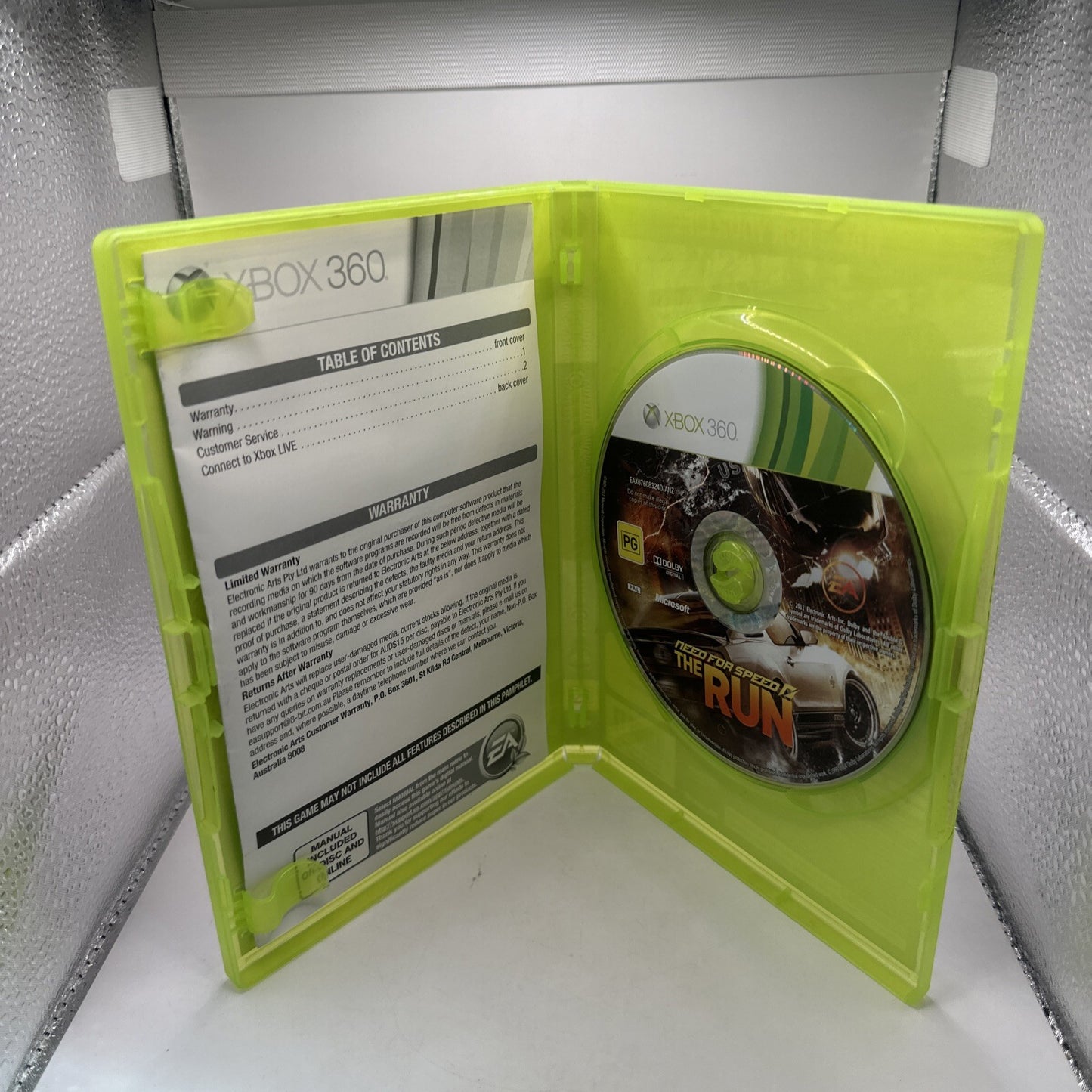 Need For Speed: The Run • Xbox 360 Game (2011) PAL AUS • Car Racing NFS