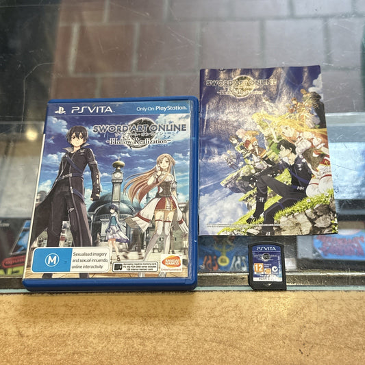 Sword Art Online: Hollow Realization • Playstation PS Vita (2016) AUS • Complete