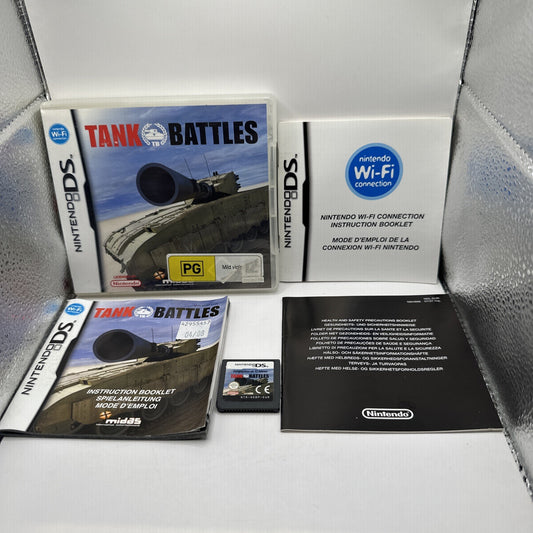 Tank Battles • Nintendo DS Game + Manual (2007) Complete CIB • Midas