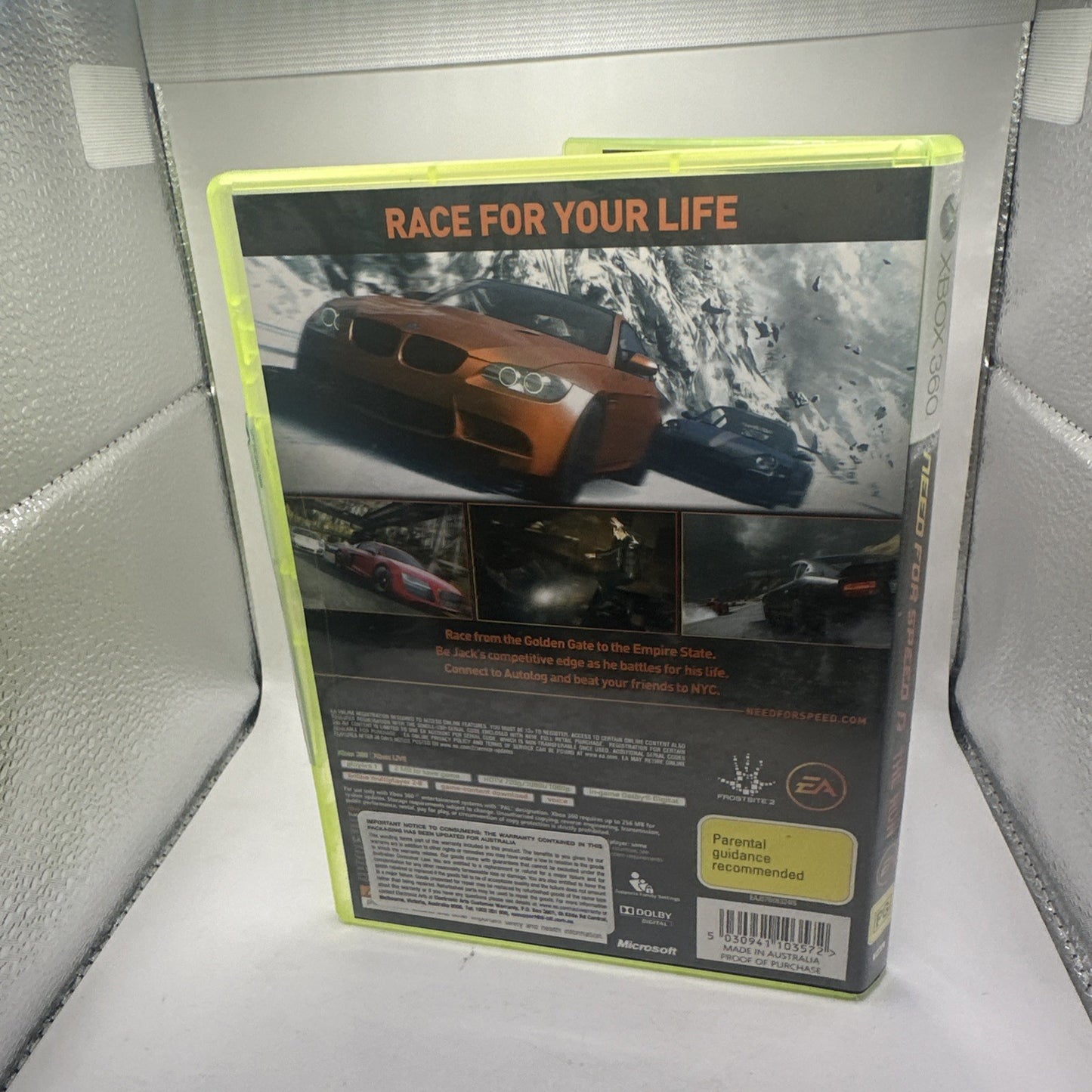 Need For Speed: The Run • Xbox 360 Game (2011) Complete • PAL AUS Car Racing NFS