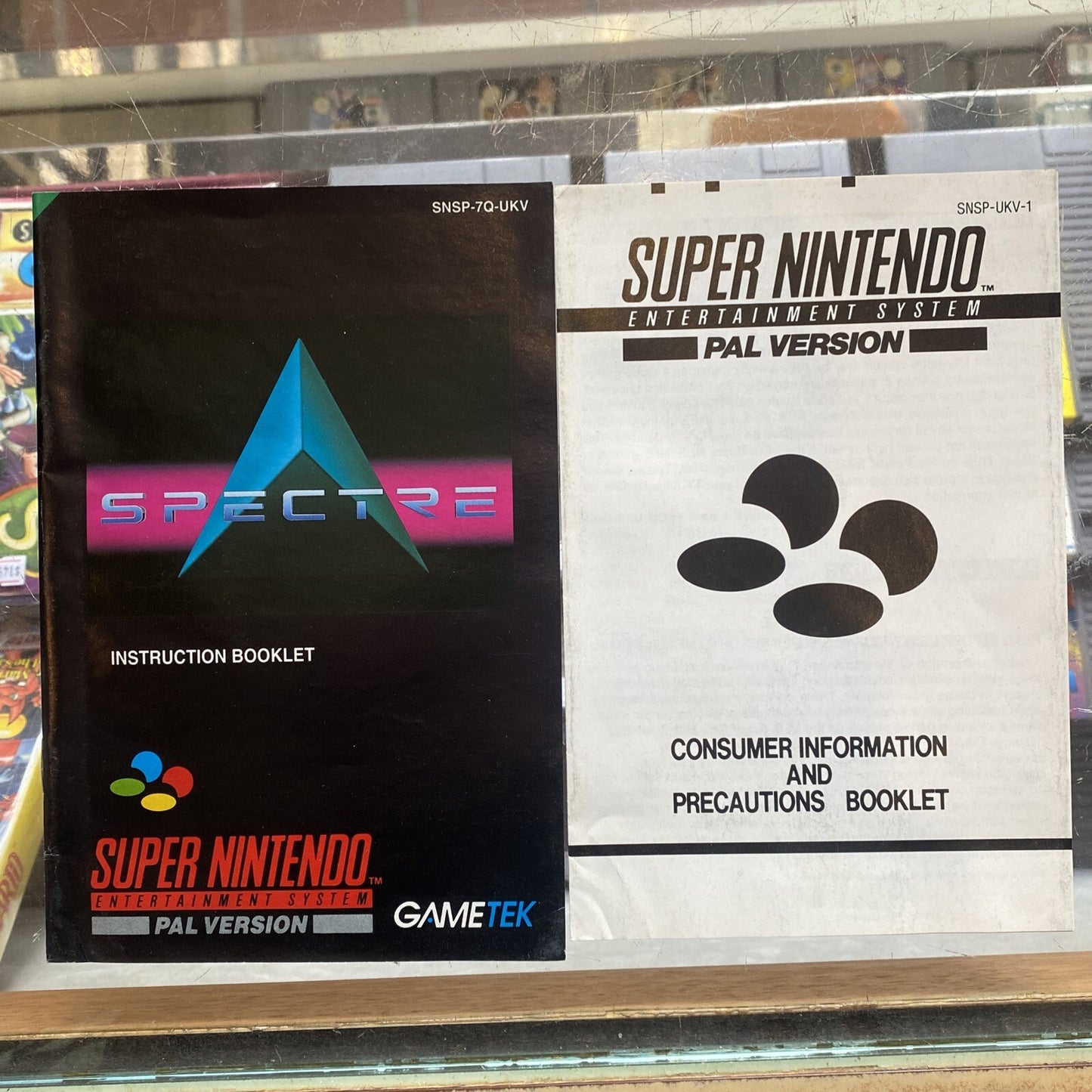 Spectre Super Nintendo Game PAL (1994) Boxed + Manual Complete SNES In Box