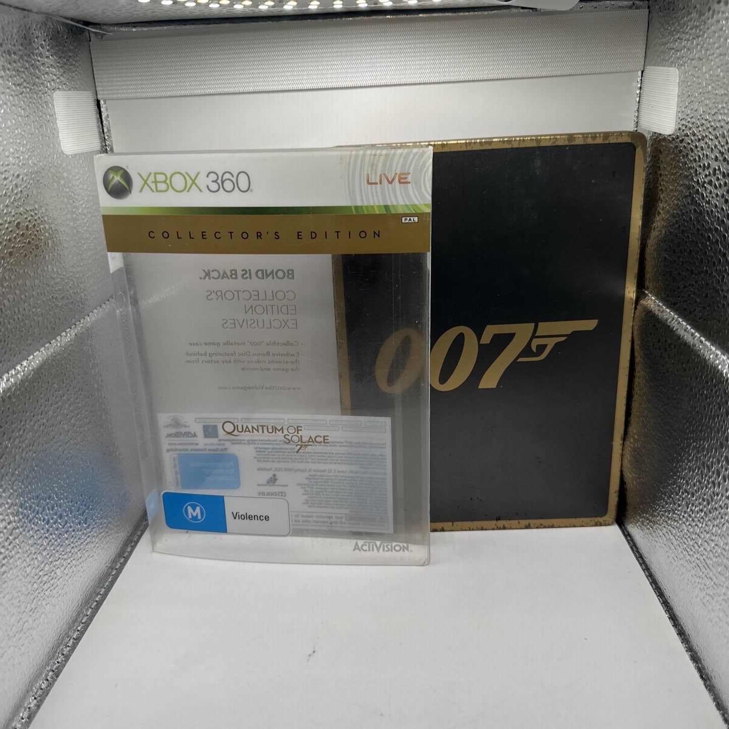007 Quantum Of Solace Collector's Edition • Xbox 360 + Manual 2008 James Bond