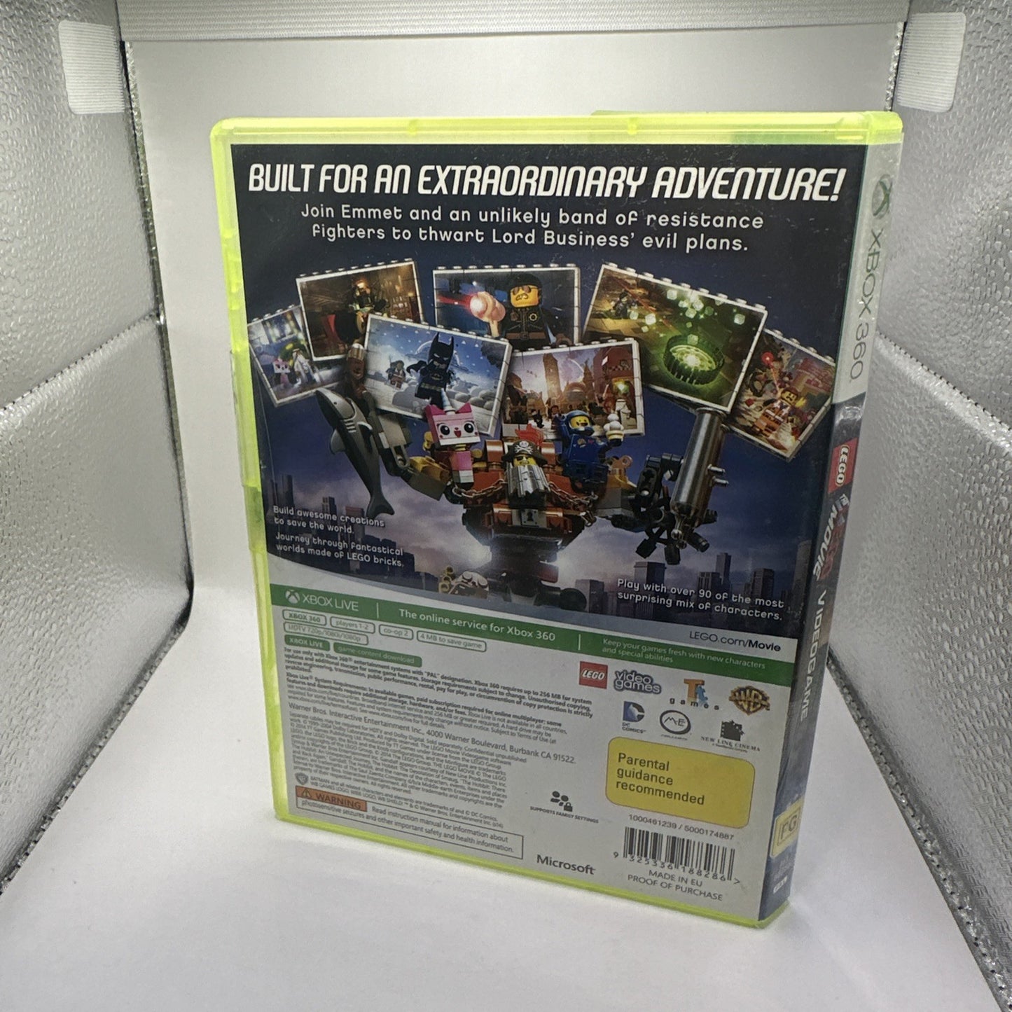 The Lego Movie Video Game • Xbox 360 + Manual (2014) PAL AUS • Complete CIB