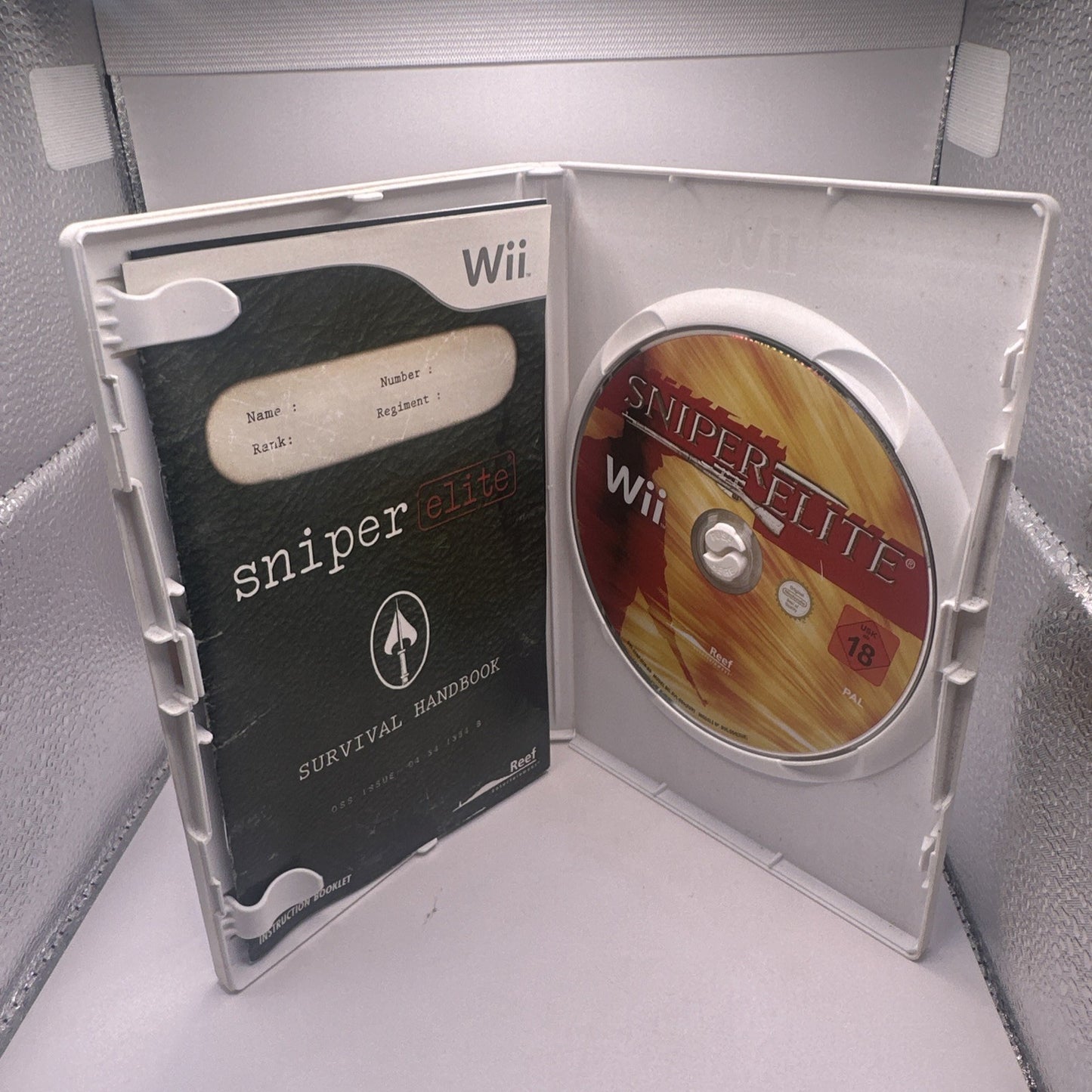 Sniper Elite • Nintendo Wii  Game + Manual (2009) PAL • Complete CIB • Shooter