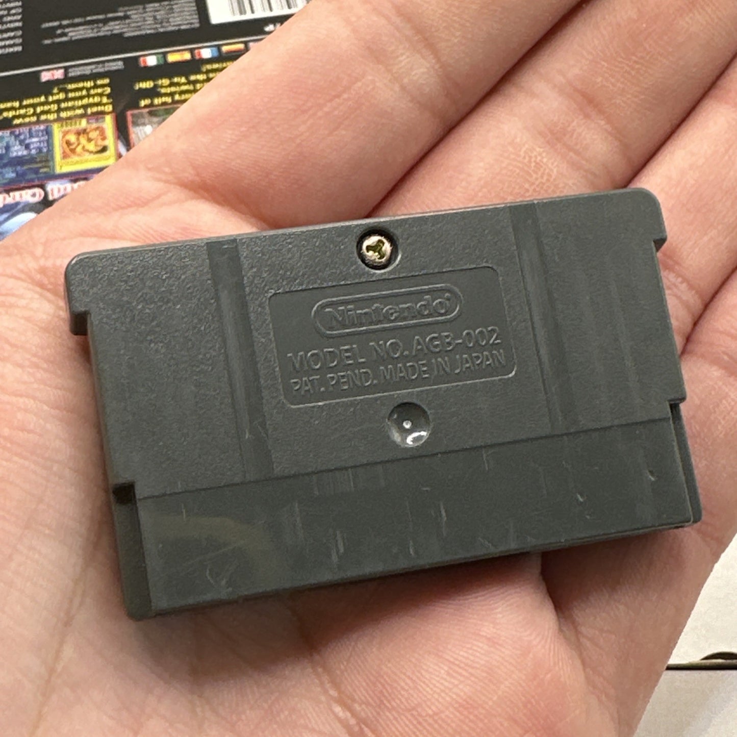 Yu-Gi-Oh The Sacred Cards • Nintendo Gameboy Advance GBA + Box + Manual • Boxed