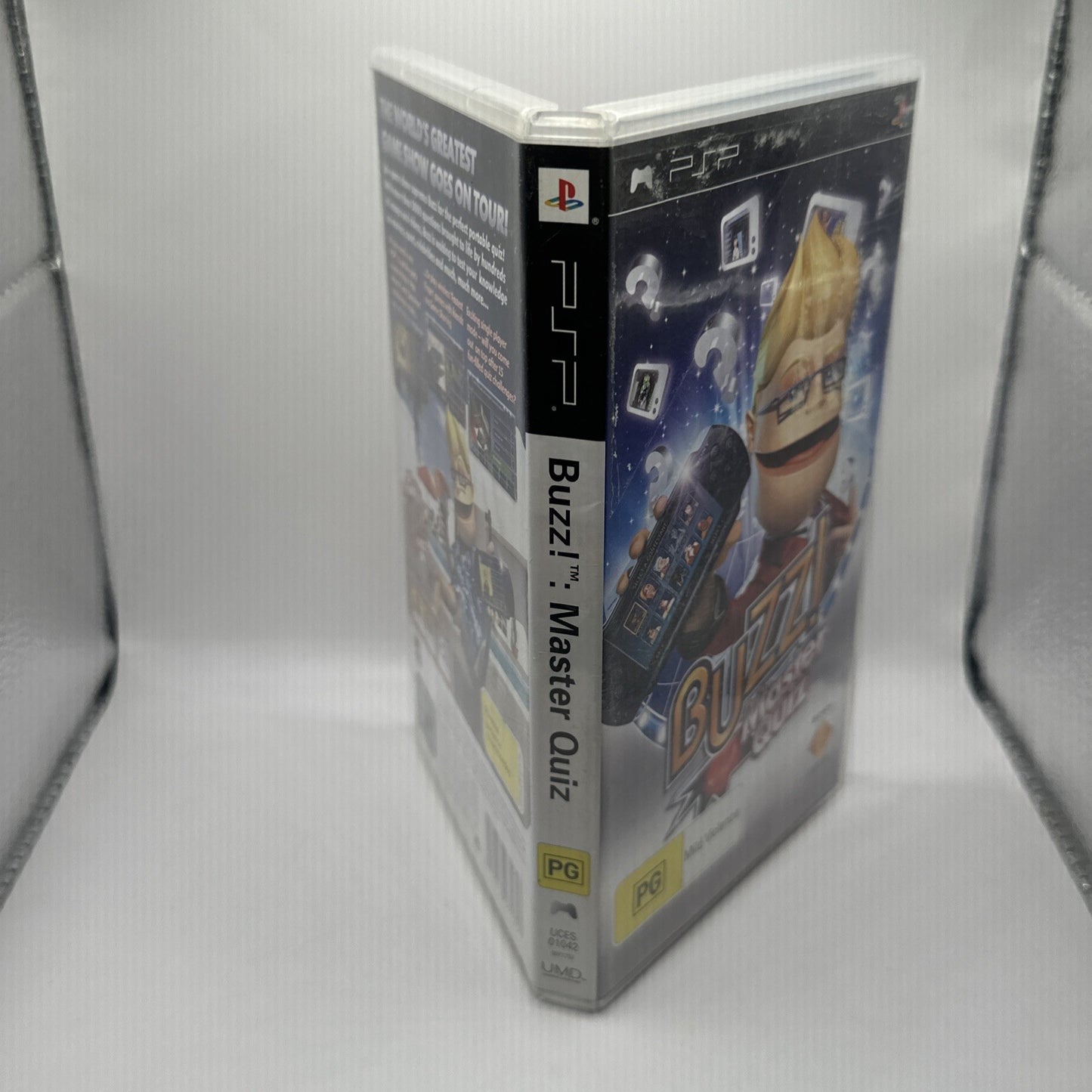 Buzz!: Master Quiz • PlayStation Portable PSP Game + Manual (2008) AUS Complete