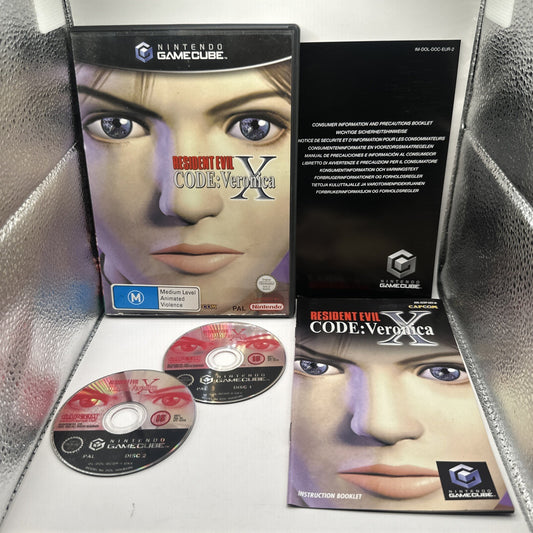 Resident Evil Code: Veronica X (Nintendo GameCube, 2004) PAL Complete