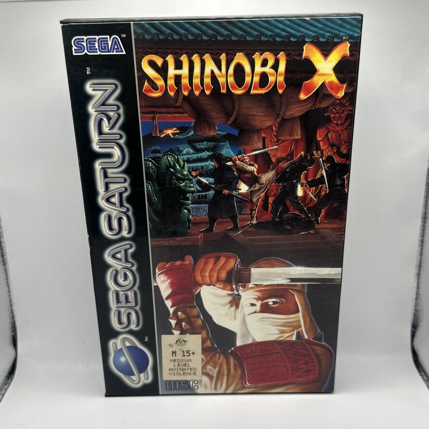 Shinobi X • Sega Saturn Game PAL (1995) TESTED/WORKING • Shinobi Legions