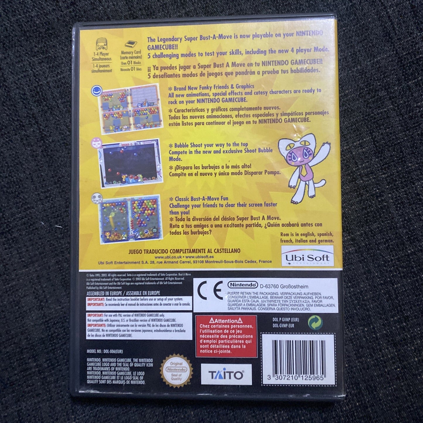 Super Bust A Move All Stars • Nintendo GameCube + Manual (2003) PAL Complete CIB