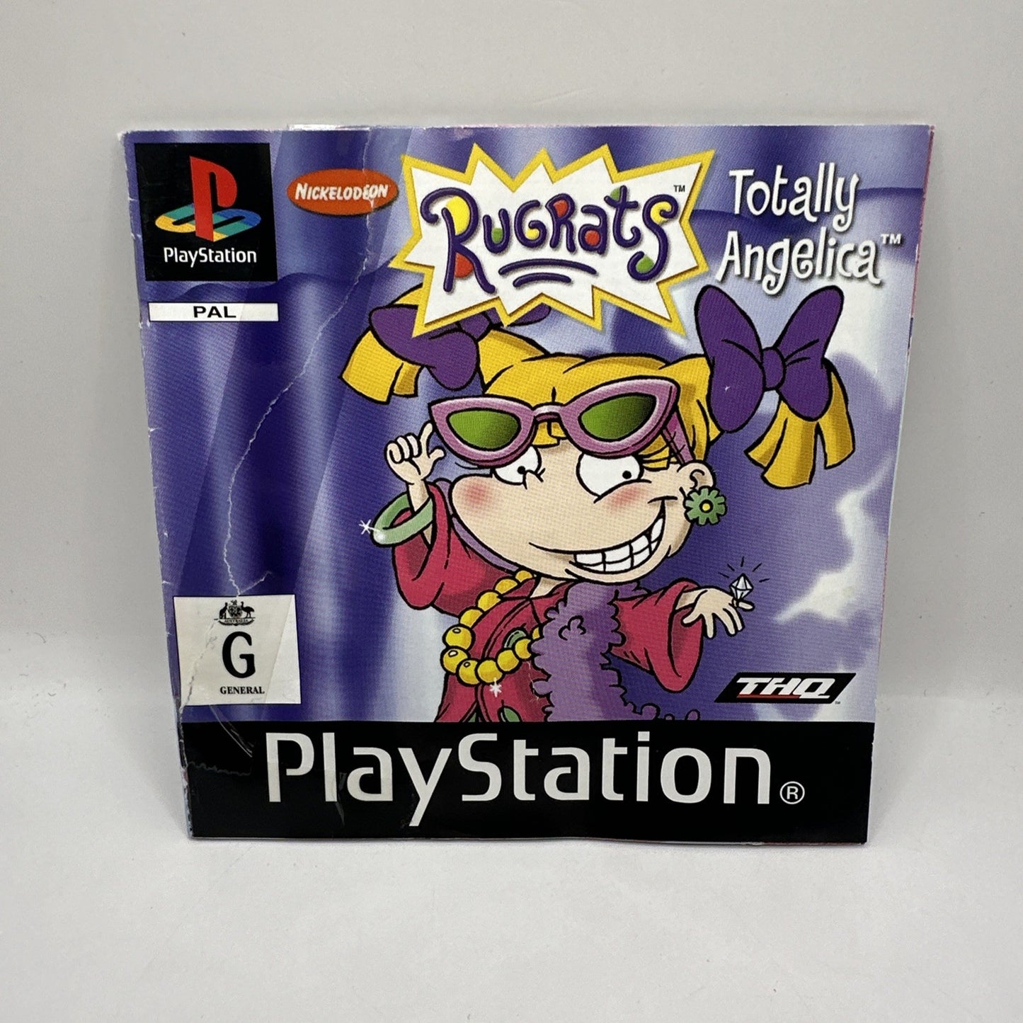 Rugrats: Totally Angelica • Playstation 1 PS1 + Manual (2001) PAL Complete • THQ