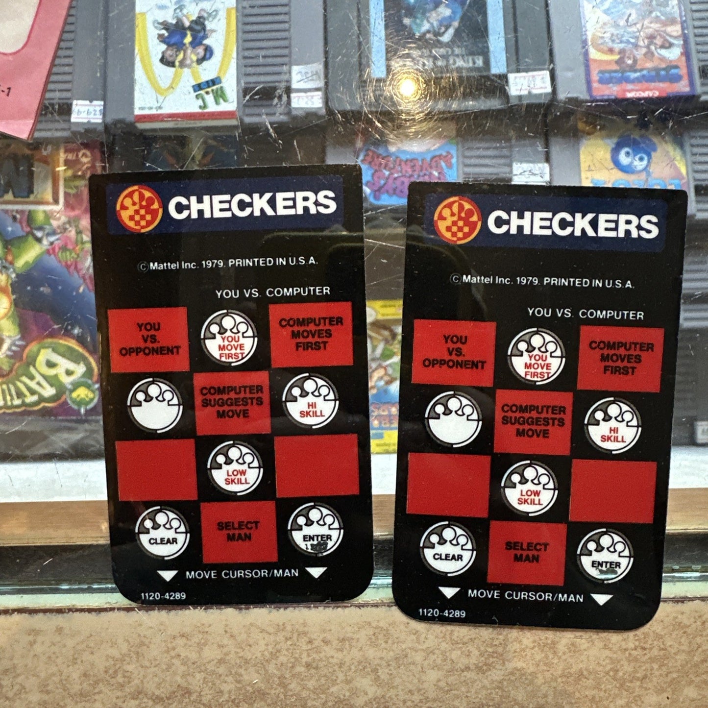 Draughts (Checkers) Intellivision Game + Manual & Overlays (1979) Boxed Complete