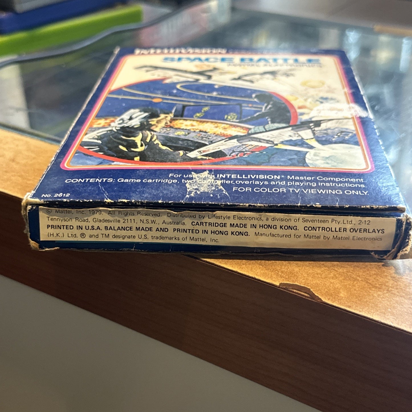Space Battle • Intellivision Game + Manual & Overlays (1979) Boxed Complete CIB
