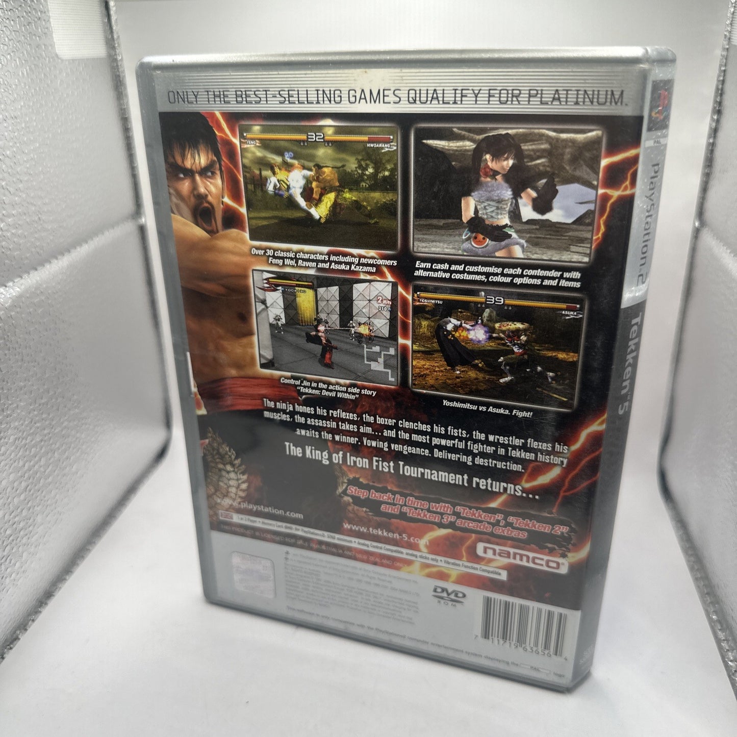 Tekken 5 • PS2 PlayStation 2 Game + Manual (2004) PAL AUS • Namco • Fighting