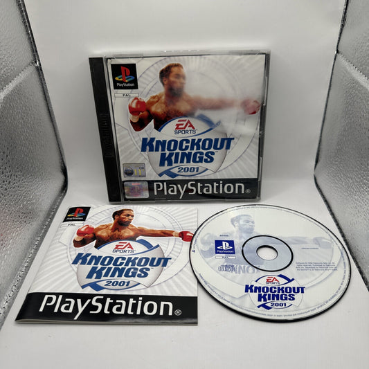 Knockout Kings 2001 • PlayStation 1 PS1 Game + Manual Complete EA Sports Boxing
