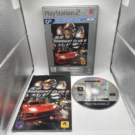 Midnight Club II • PlayStation 2 PS2 Game + Manual (2003) PAL AUS Car Racing CIB