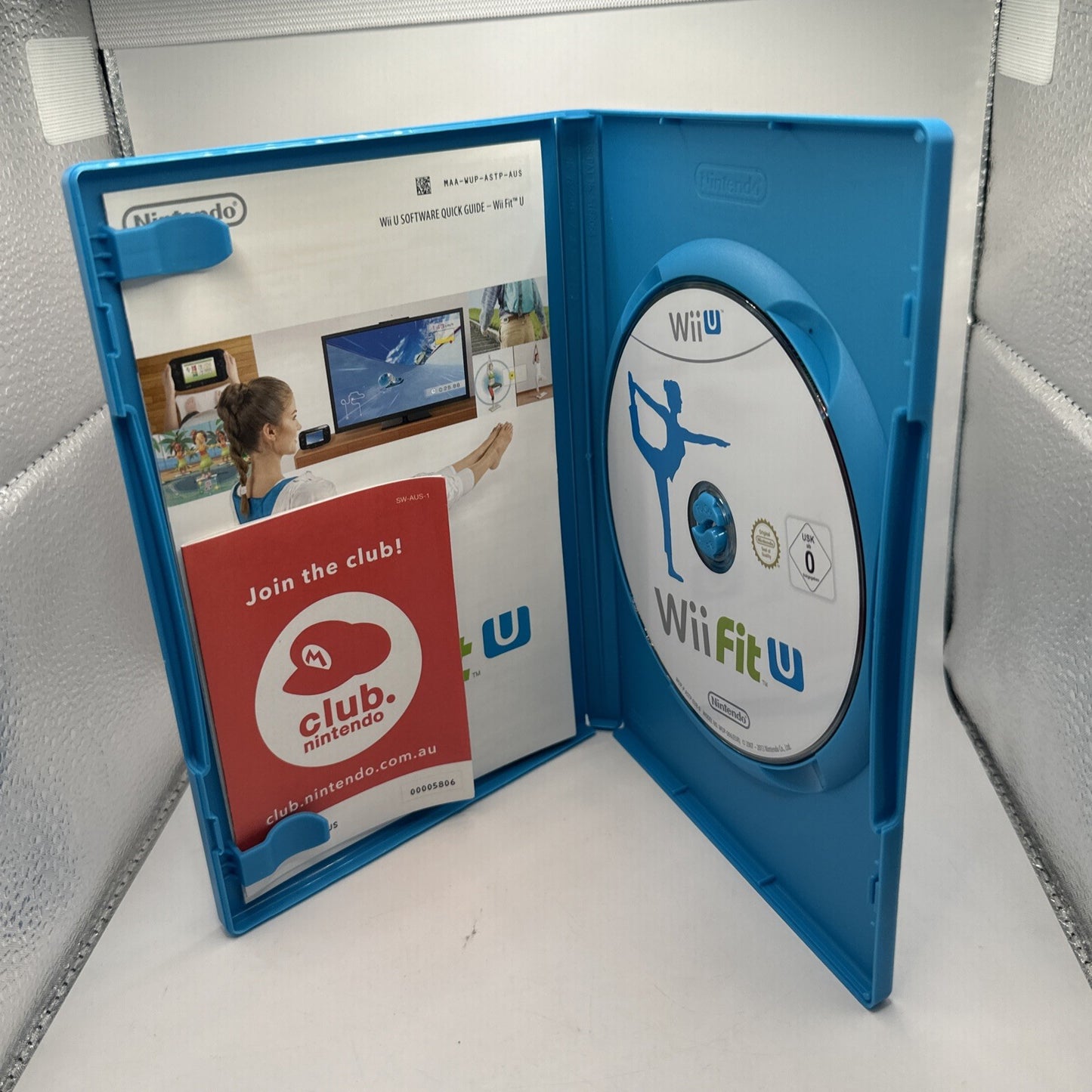 Wii Fit U • Nintendo Wii U Game + Manual (2014) AUS PAL • Complete CIB • Fitness