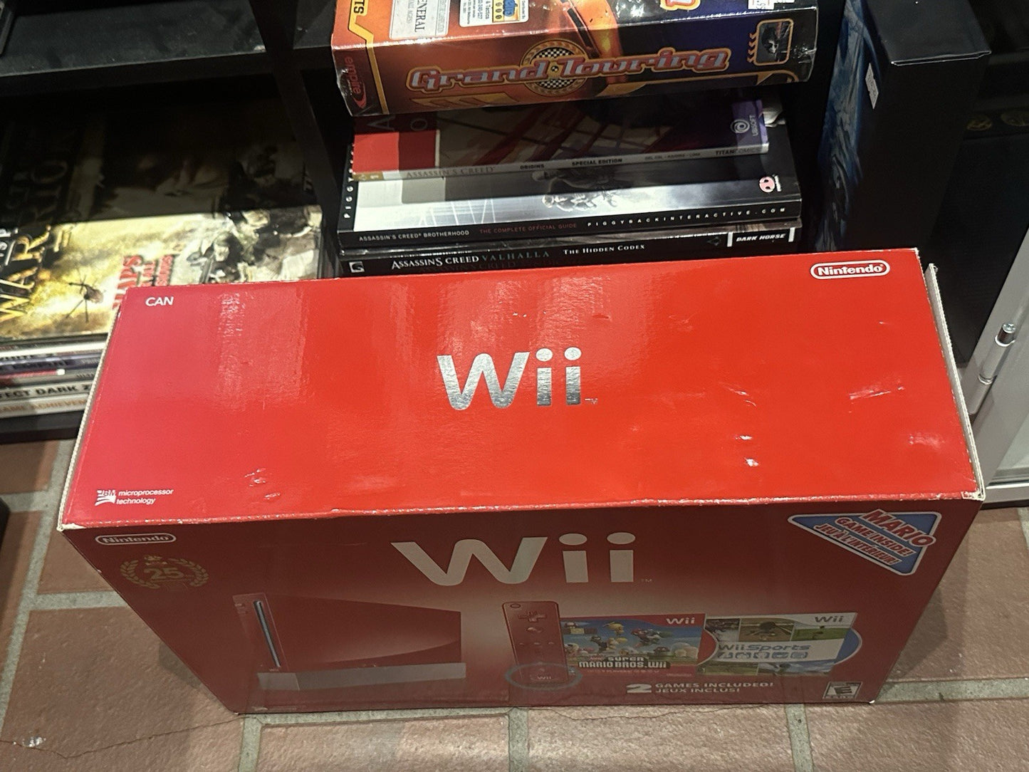 RedNintendo Wii Console Super Mario Bros 25th Anniversary Edition NTSC Complete