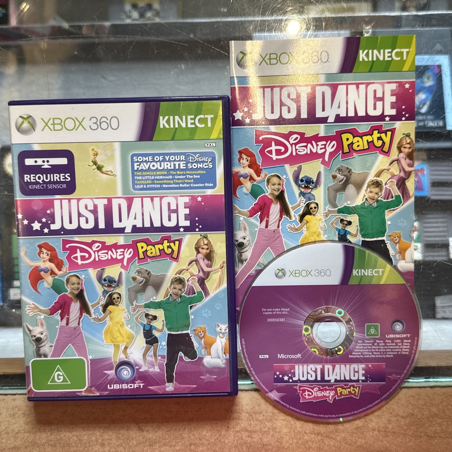 Just Dance Disney Party • Xbox 360 Game + Manual (2012) AUS PAL Ubisoft Dancing