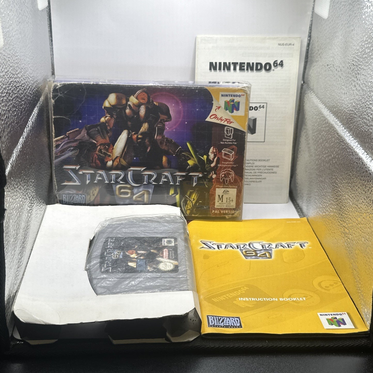 StarCraft 64 • Nintendo 64 N64 Game + Manual (2000) Boxed Complete + Box AUS PAL