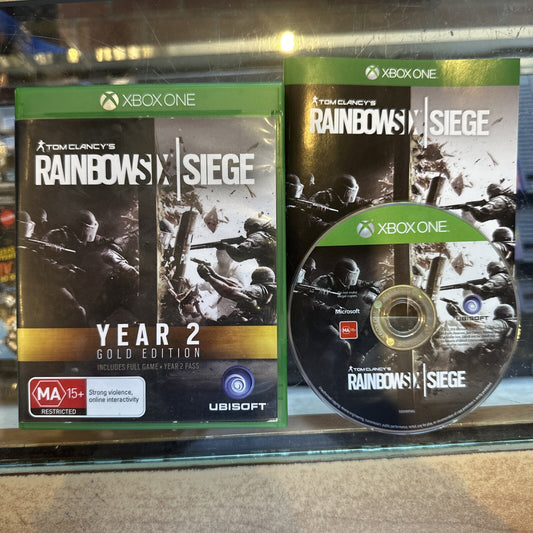 Tom Clancy’s Rainbow Six Siege • Xbox One Game + Manual • Year 2 Gold Edition AU