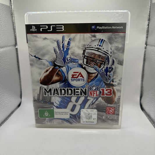 Madden NFL 13 • PlayStation 3 PS3 Game (2013) AUS • American Football