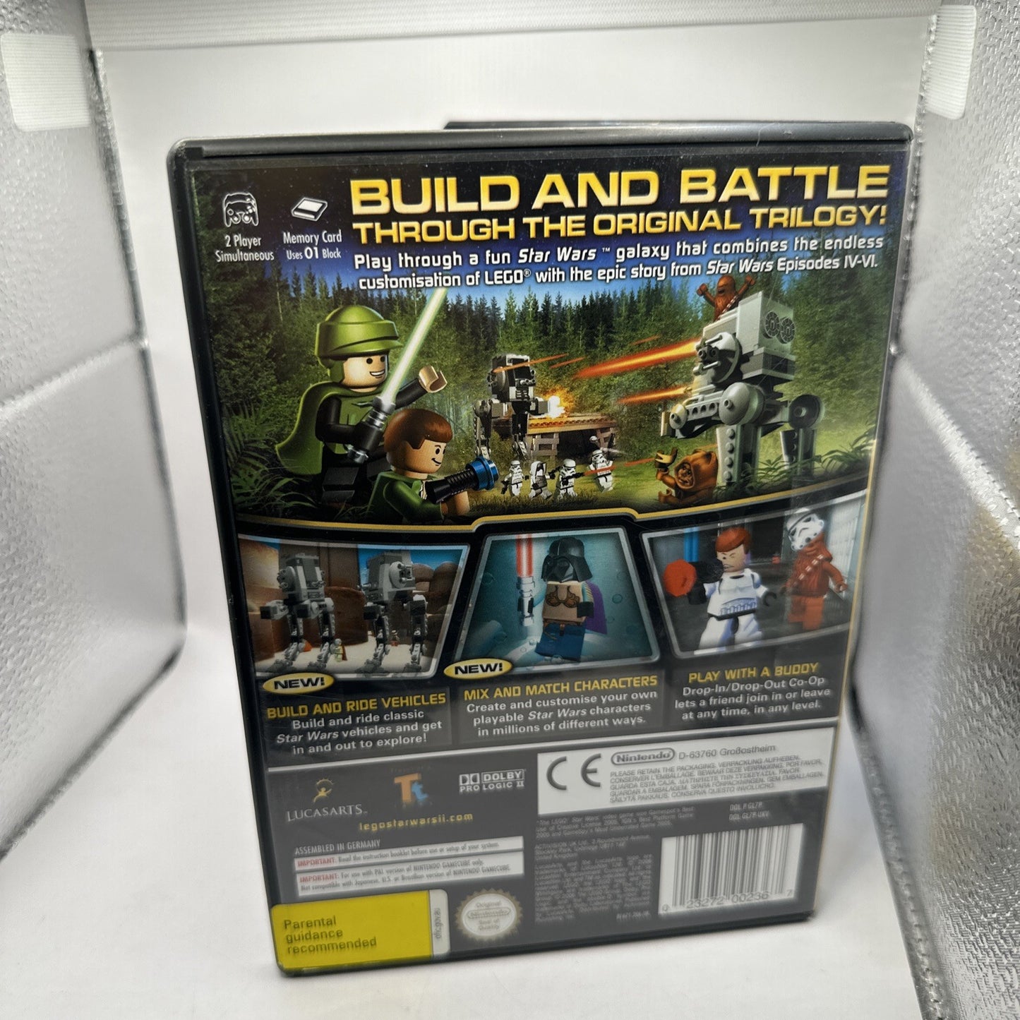 LEGO Star Wars II: The Original Trilogy • Nintendo GameCube Game + Manual (2006)