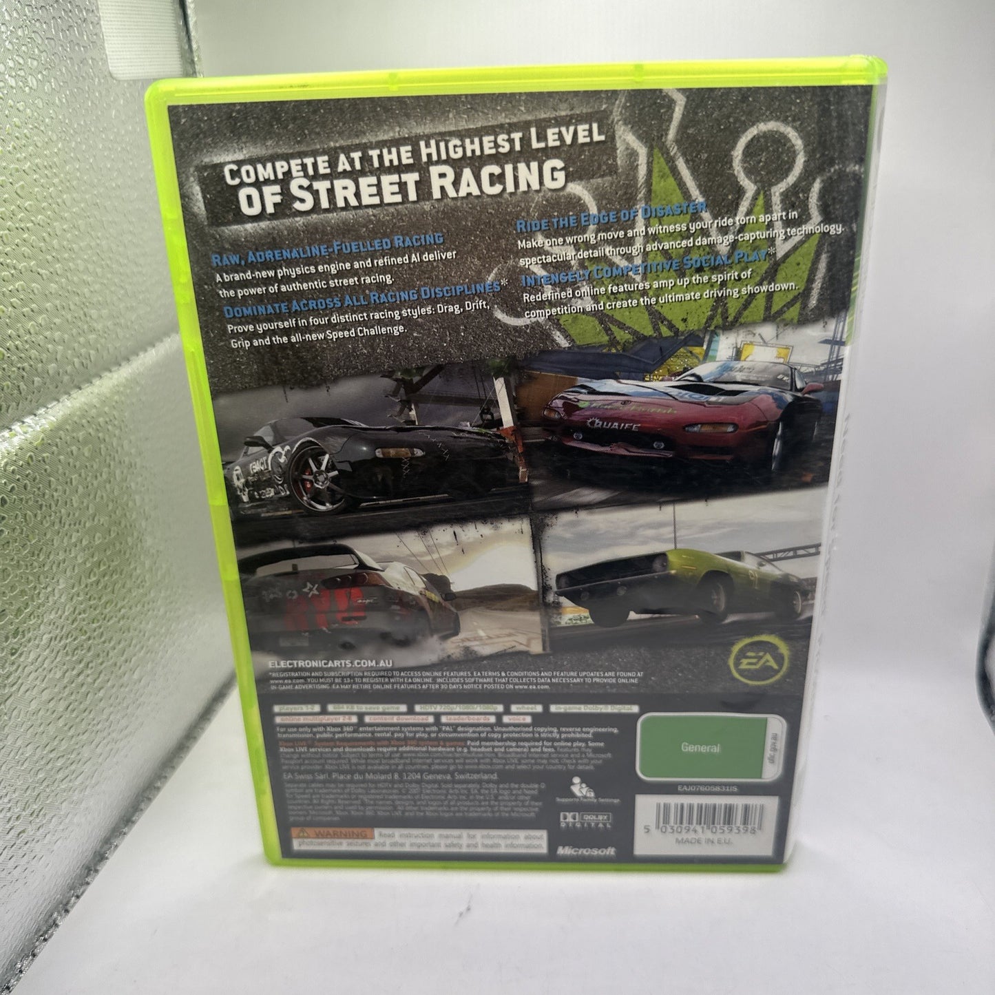 Need For Speed: ProStreet • Xbox 360 Game + Manual (2007) NFS Pro Street PAL AUS