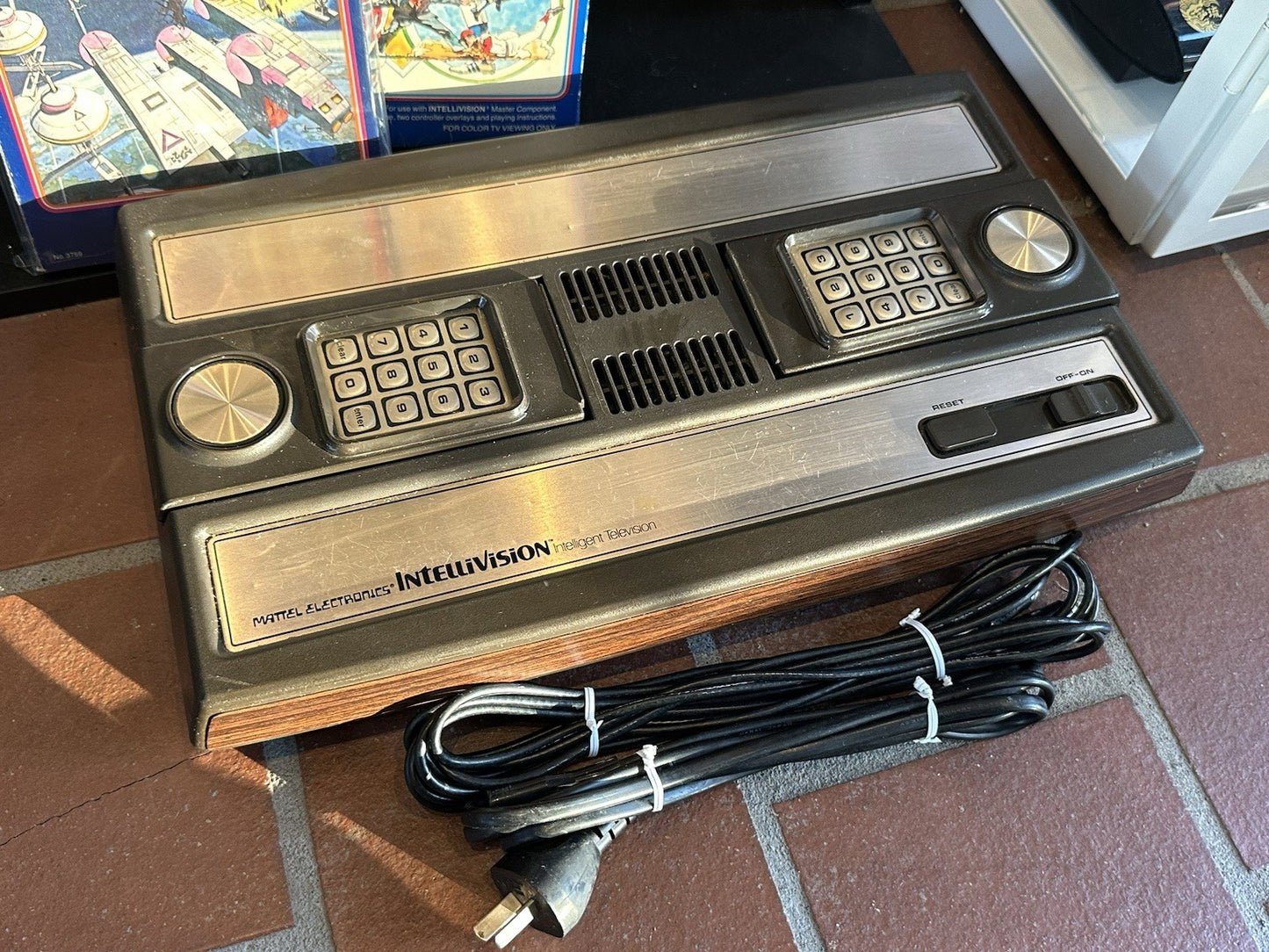 Mattel Intellivision Console + 2 Games + Cords • 100% Tested & Working (1979)