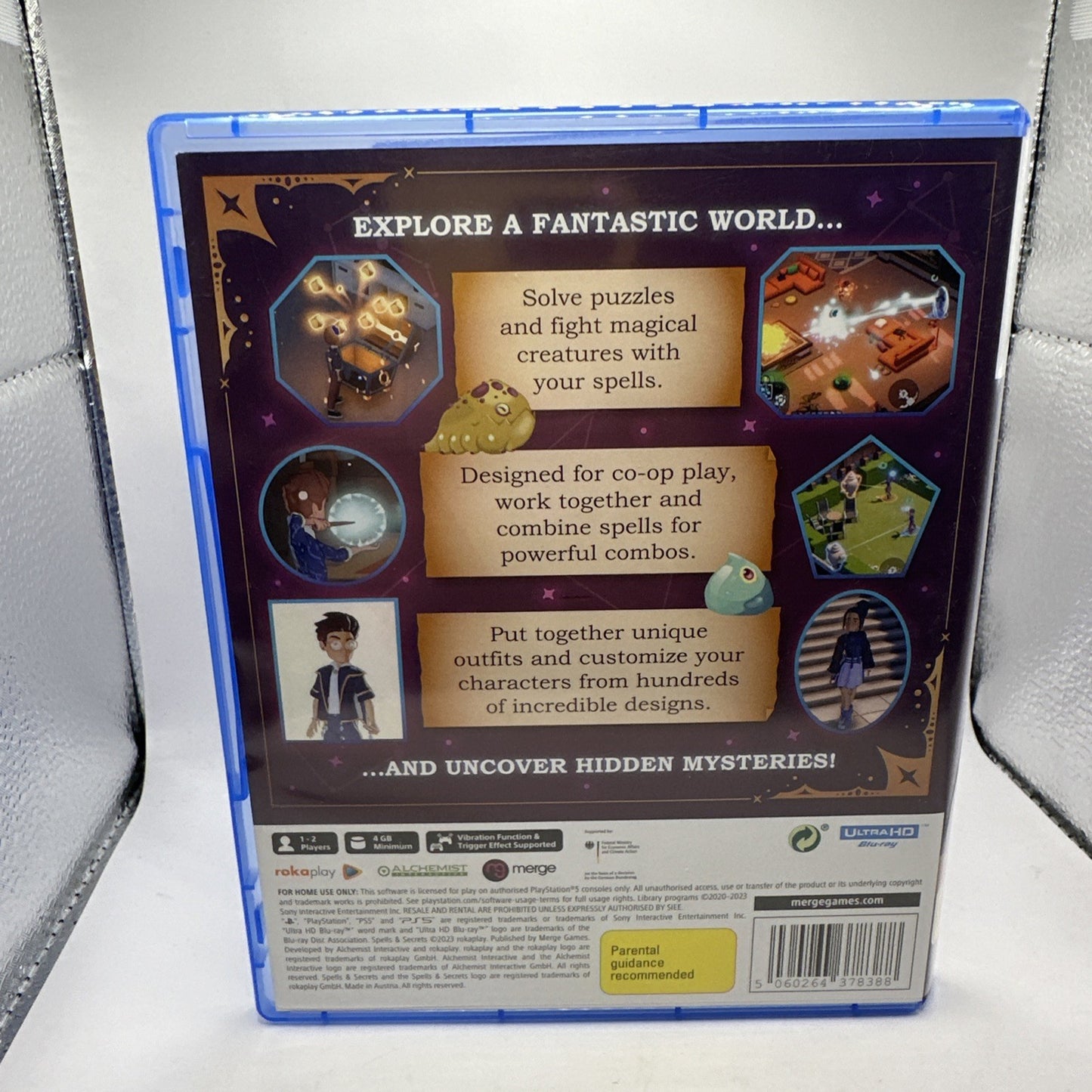 Spells & Secrets • Playstation 5 PS5 Game (2023) AUS • Puzzle Games