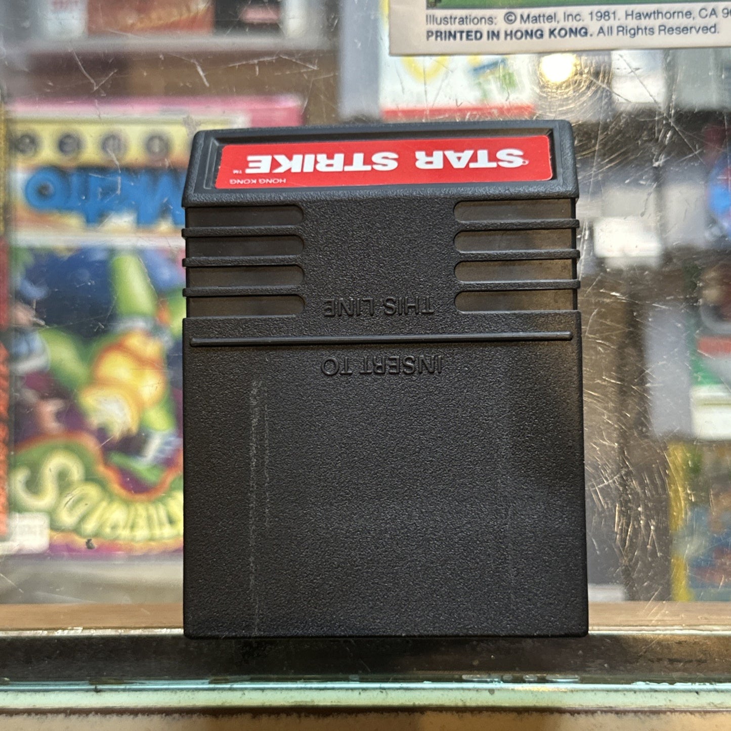 Star Strike • Mattel Intellivision Game + Manual/Overlays (1981) Boxed Complete