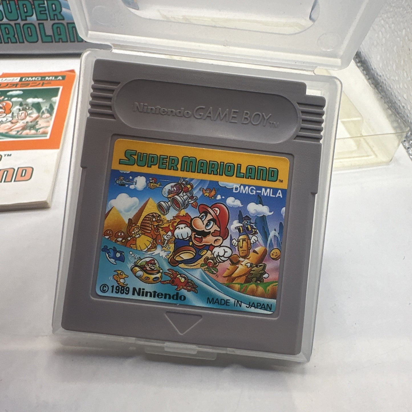 Super Mario Land • Nintendo GameBoy Game + Box & Manual (1989) Boxed Complete