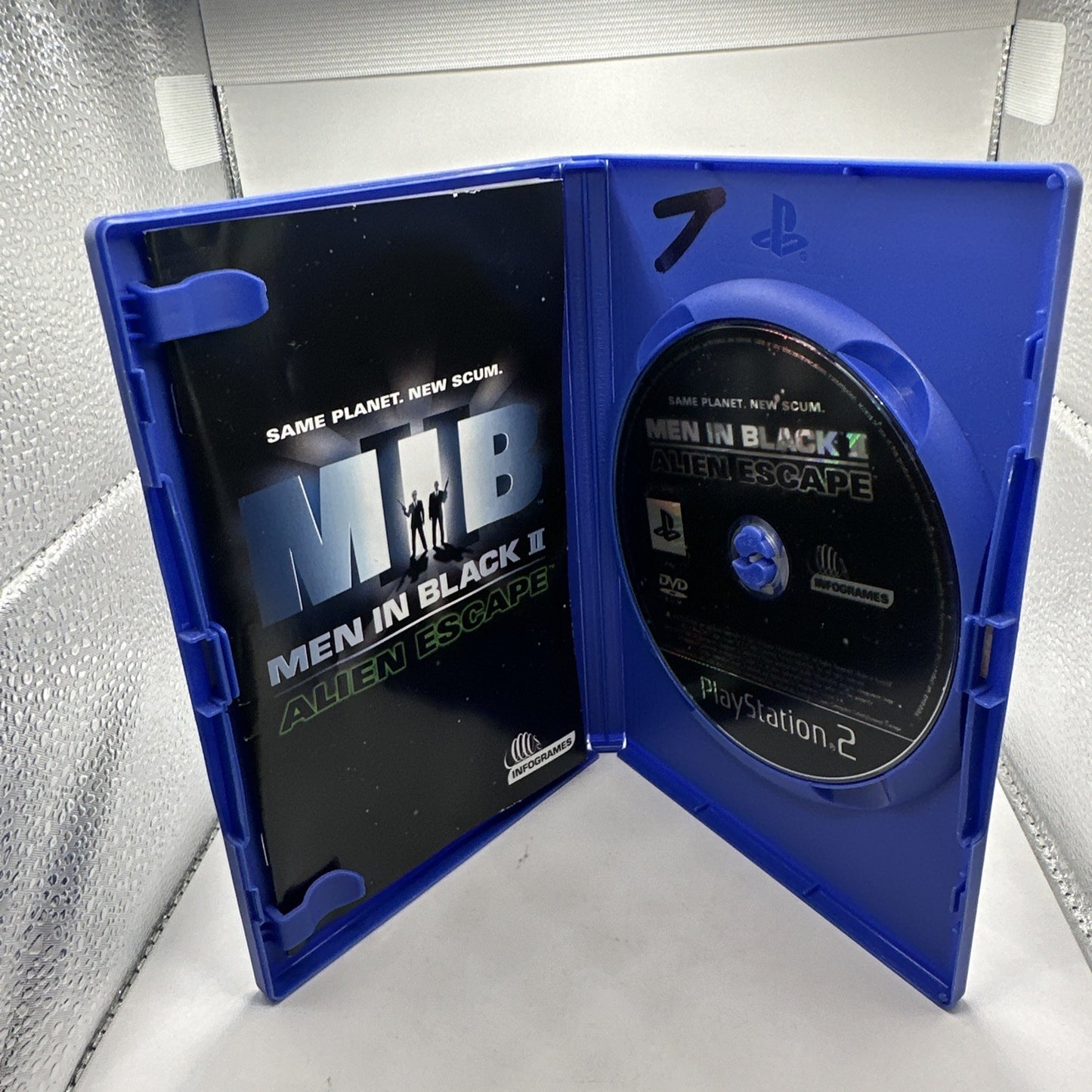 Men In Black II: Alien Escape • PlayStation 2 PS2 Game + Manual (2002) PAL MIB 2