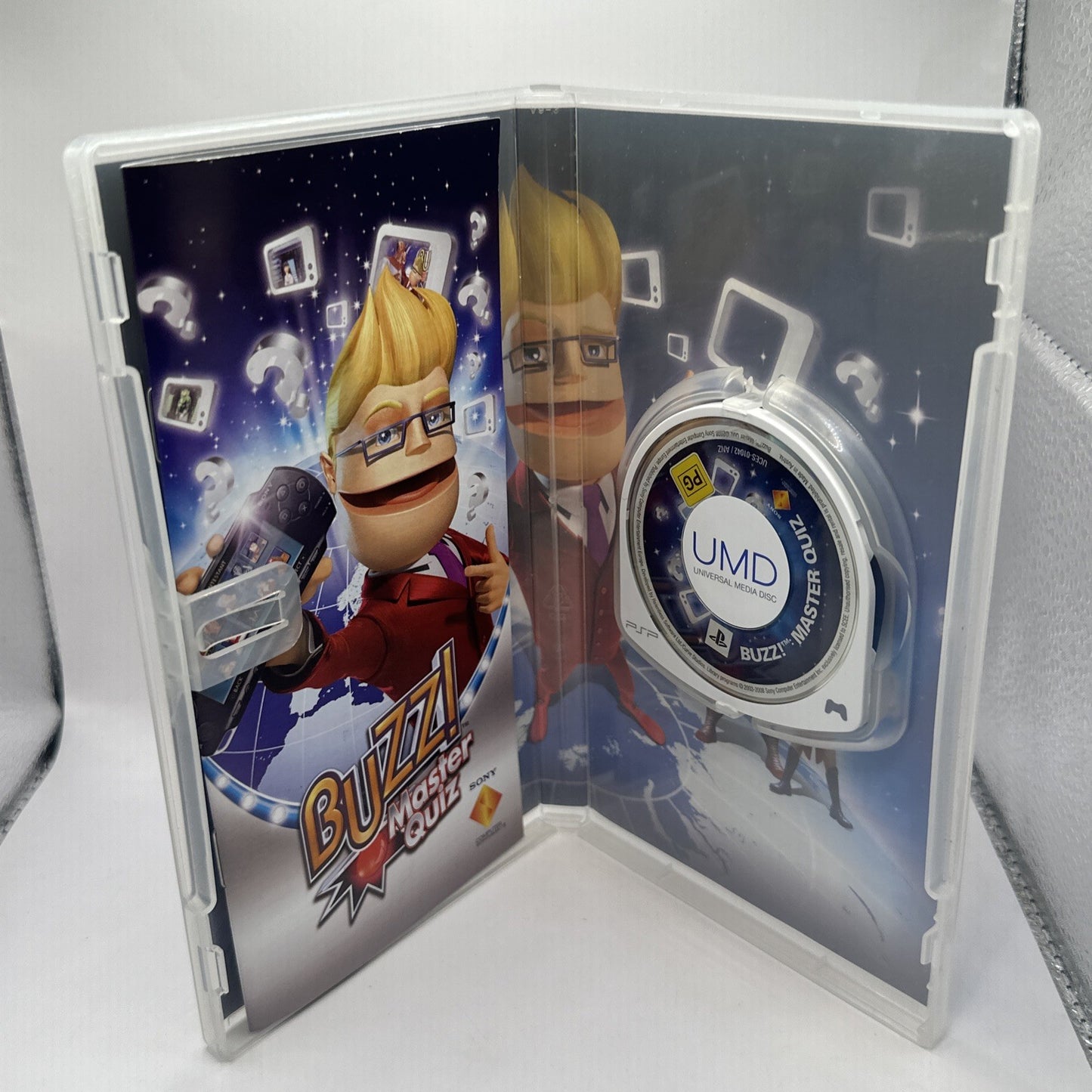 Buzz!: Master Quiz • PlayStation Portable PSP Game + Manual (2008) AUS Complete