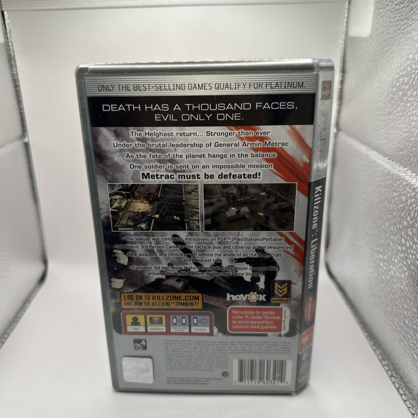 Killzone: Liberation • PlayStation Portable PSP Game + Manual (2006) Complete