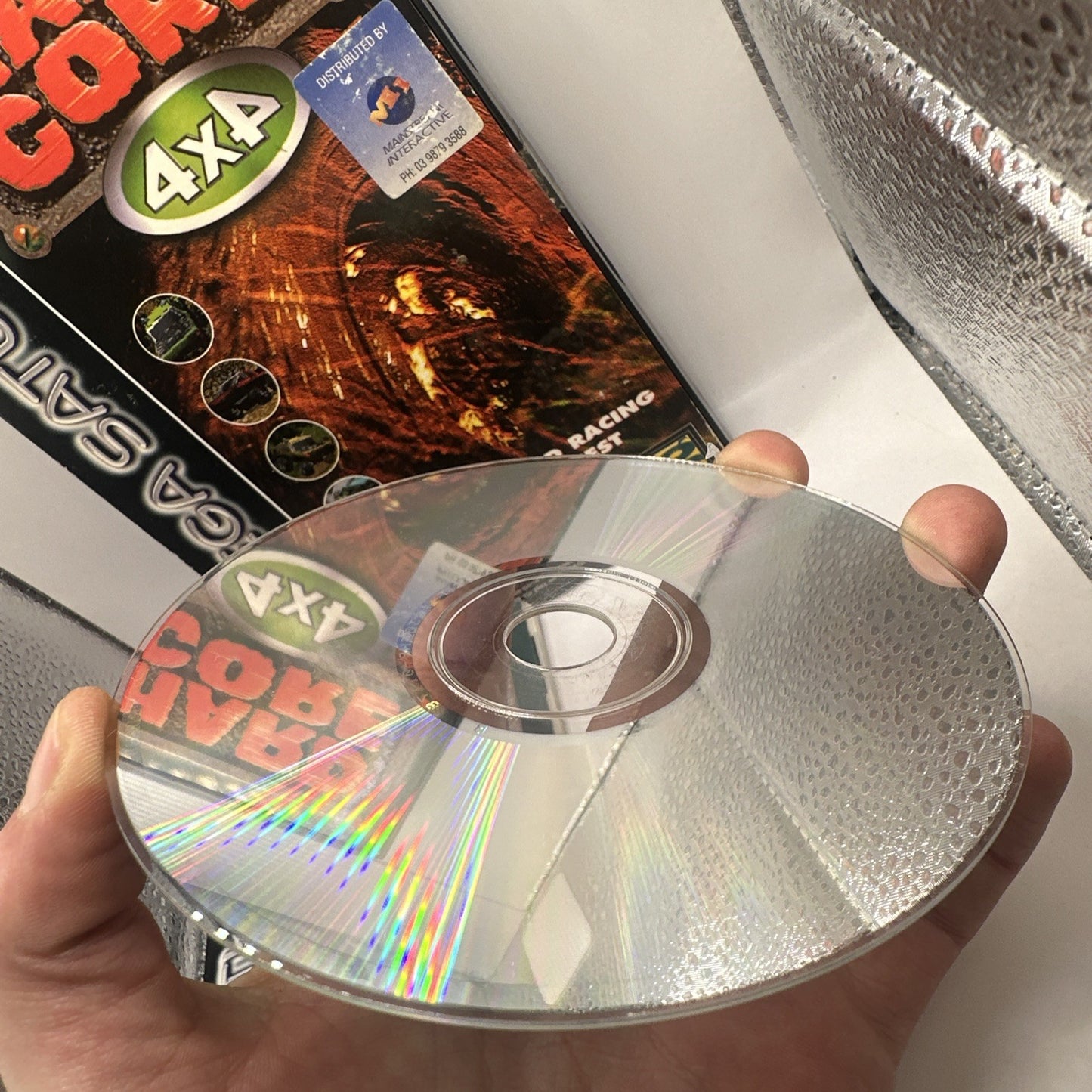 Hardcore 4X4 • Sega Saturn Game + Manual (1996) PAL • Complete CIB Boxed