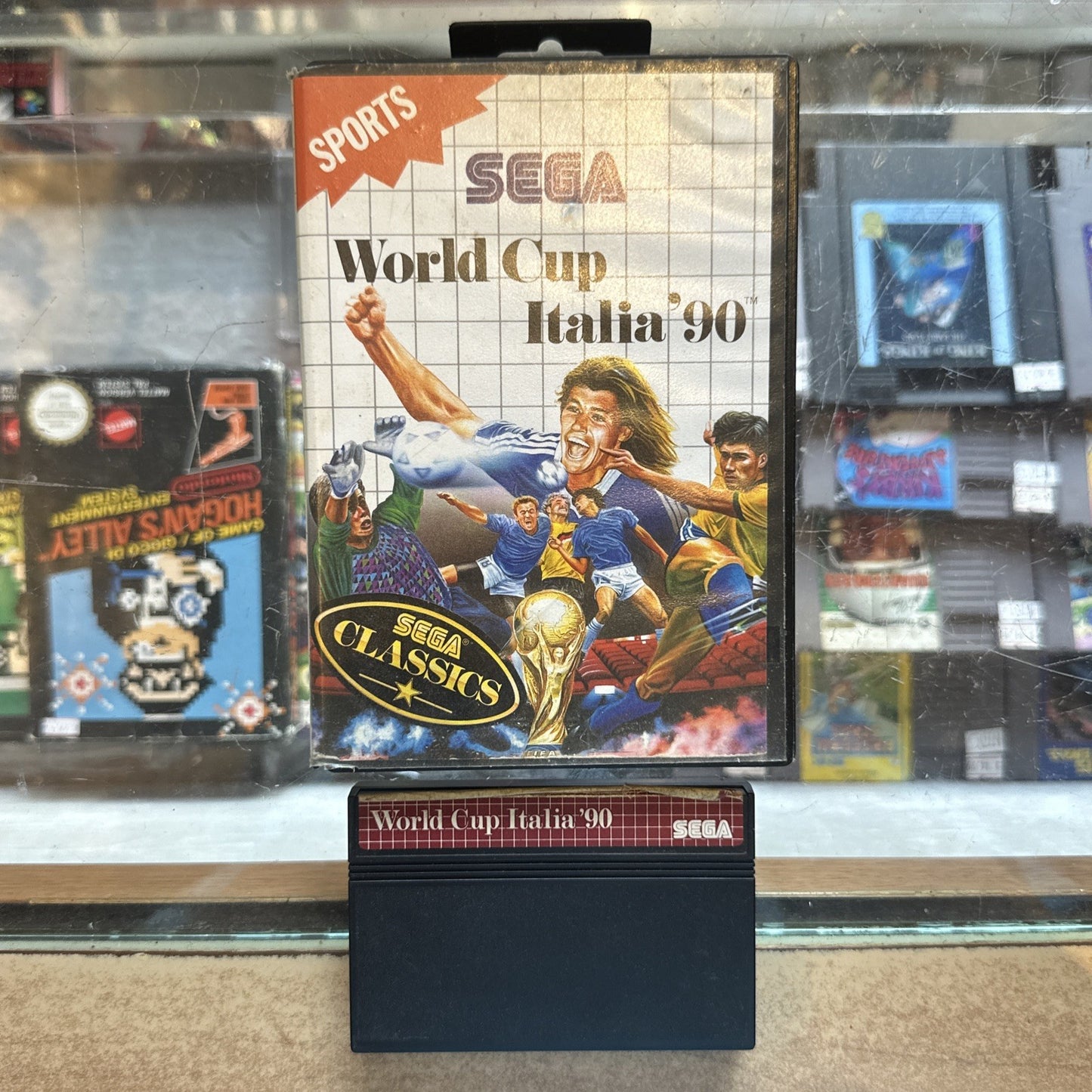 World Cup Italia ‘90 • SEGA Master System Game (1990) PAL • Soccer Football