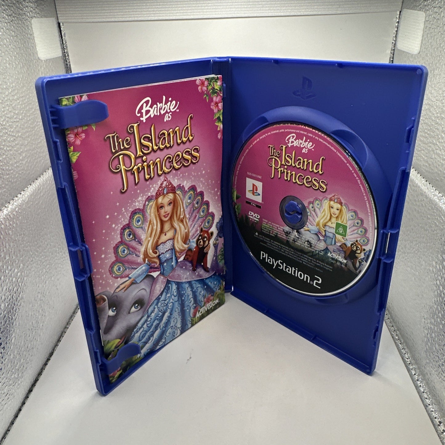 Barbie As The Island Princess • PlayStaion 2 PS2 Game + Manual (2007) PAL AUS