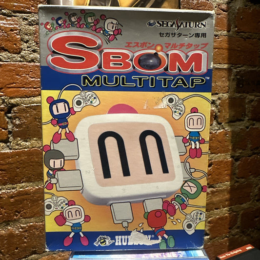 Sega Saturn Sbom Multi Tap For 6 Players HC-736 Hudson Bomberman Boxed Multitap