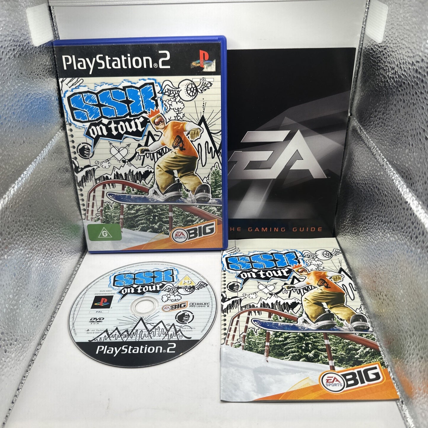 SSX on Tour • PlayStation 2 PS2 Game + Manual (2005) PAL AUS • Snowboarding Ski