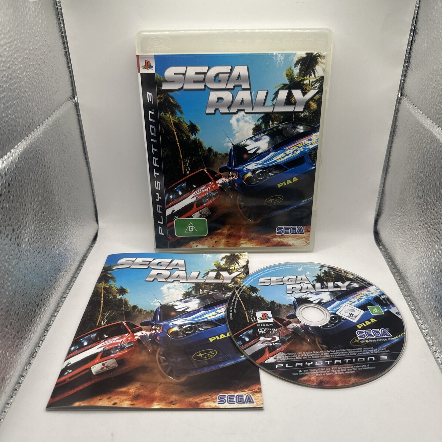 SEGA Rally • Playstation 3 PS3 Game + Manual (2007) Complete • Car Racing • AUS
